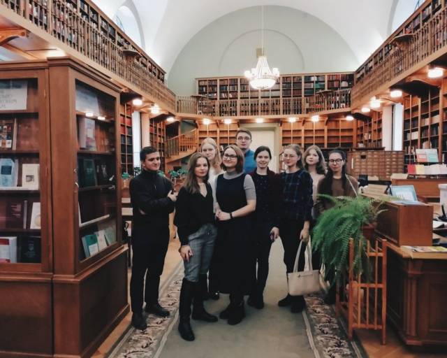 Будущие учителя в Российской национальной библиотеке